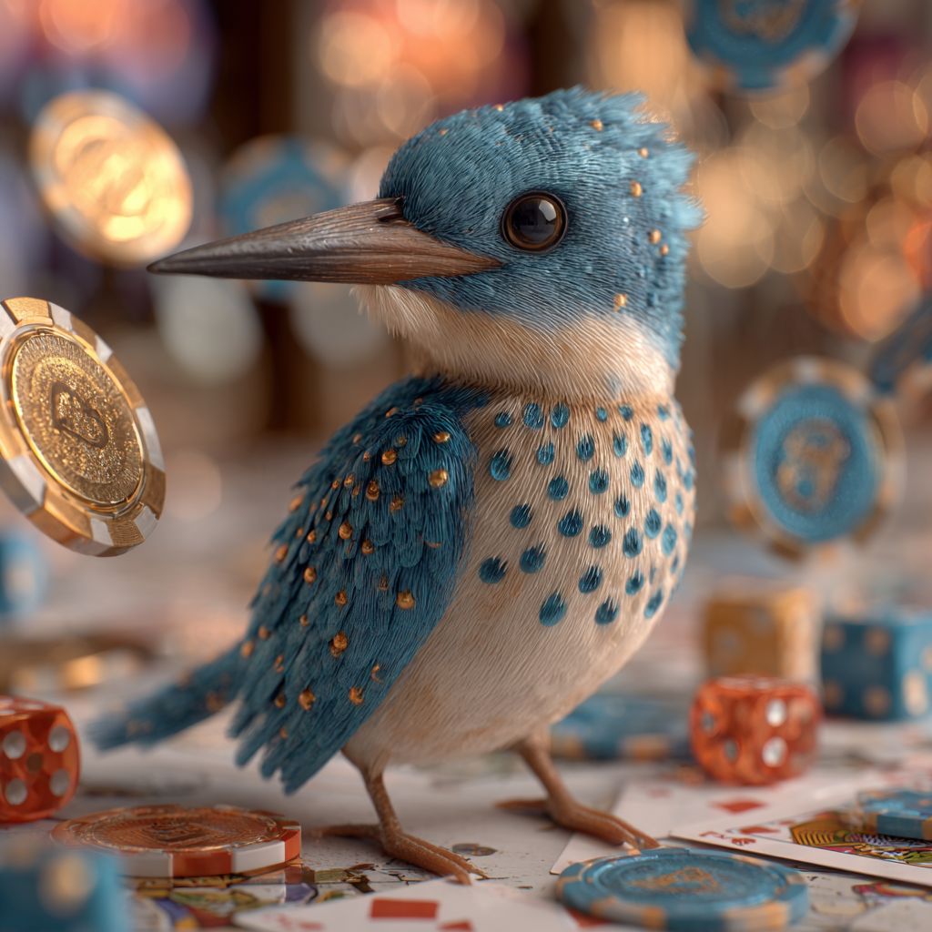 A fairytale nugget with a golden key and dice - a magical image of games and slots from 8522 Bet